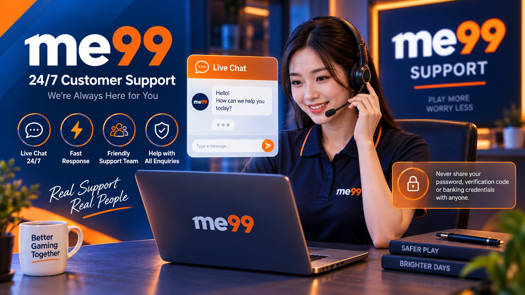 ME99 customer support
